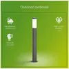 Image de Lampadaire D'Extérieur Utrecht - Anthracite - 20W - Résistant Aux Intempéries