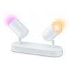 Image de IMAGEO WiZ Spots 2x5W W 22-65K RGB 871951455189300 Plafonnier LED 10 W blanc chaud blanc