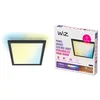 Image de WiZ plafonnier Wi-Fi carré, nuances de blanc, 12W, Noir, fonctionne avec Alexa, Google Assistant et Apple HomeKit en occasion ou reconditionné
