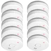 Image de 10-Pack ELRO FS1801 | Détecteur de fumée | Capteur 10 Ans | Conforme à la Norme européenne EN14604 | Blanc | 10 pièces en occasion ou reconditionné