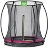 Image de Trampoline enterré avec filet de sécurité Exit Toys Silhouette 183 cm Rose TU 12.95.06.60