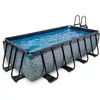 Image de Piscine avec pompe filtrante à sable enfant Exit Toys Stone 400 x 200 x 100 cm Gris TU 30.17.42.00