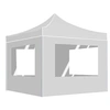 Image de Partytent inklapbaar met wanden 3x3 m aluminium wit45490