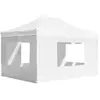 Image de Partytent inklapbaar met wanden 4,5x3 m aluminium wit45500