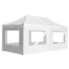Image de Partytent inklapbaar met wanden 6x3 m aluminium wit45510