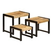 Image de 3-delige Tafeltjesset massief mangohout247404