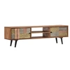 Image de Meuble TV 140x30x40 cm Bois solide d'acacia
