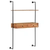 Image de Bureau mural 90x40x170 cm Bois d acacia solide