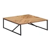 Image de Table Basse Table d'Appoint Bout de Canapé Chambre à Coucher Table de Salon Salle de Séjour Intérieure Bois d'Acacia Solide