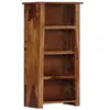Image de Bibliothèque Armoire à Livres Etagère à Livres Support de Rangement Stockage Etagère de Rangement Salon Salle de Séjour Bois de Sesham Massif 247717