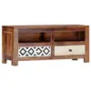 Image de Meuble TV 90 x 30 x 40 cm Bois de Sesham solide