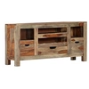 Image de Buffet Gris 100x30x50 cm Bois massif247751