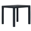 Image de Table de jardin Anthracite 79x79x72cm Plastique Aspect de rotin