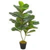 Image de Kunstplant met pot vioolbladplant 90 cm groen280172