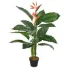 Image de Plante artificielle Strelitzia avec pot Rouge 100 cm