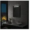 Image de Miroir Mural à LED pour Salle de Bains Miroir à Eclairage Miroir à Lumière Economie d'Energie Miroir Carré Maison 144709