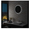 Image de Miroir à LED pour Salle de Bain Miroir à Eclairage Miroir à Lumière Economie d'Energie Miroir Rond Miroir Mural 144721