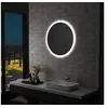 Image de Miroir à LED pour Salle de Bain Miroir à Lumière Miroir à Eclairage Economie d'Energie Miroir Rond Miroir Mural 144724
