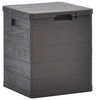 Image de Boîte de rangement de jardin 90 L Marron