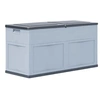 Image de Boîte de rangement de jardin 320 L Gris Noir