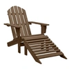 Image de Chaise exterieur non pliable en bois H. 88 cm naturel