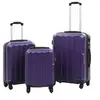 Image de Valise rigide 3 pcs Violet ABS 91877