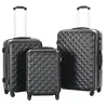 Image de Valise rigide 3 pcs Noir ABS 91886