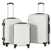 Image de Valise rigide 3 pcs Argenté brillant ABS 91887