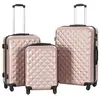 Image de Valise rigide 3 pcs Doré rose ABS 91888