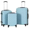 Image de Valise rigide 3 pcs Bleu ABS 91889