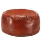 Image de Poef 60x30 cm echt geitenleer tan248138