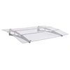 Image de Deurluifel 150x90 cm PET zilverkleurig en transparant144829