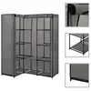 Image de Garde robe d angle Gris 130 x 87 x 169 cm