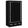 Image de Garde robe Noir 87 x 49 x 159 cm Tissu