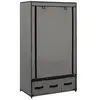 Image de Garde robe Gris 87 x 49 x 159 cm Tissu