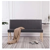 Image de Banc 139,5 cm Gris Similicuir