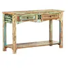 Image de Wandtafel 120x40x75 cm massief gerecycled hout247925