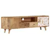 Image de Meuble TV 140x30x40 cm Bois de manguier massif