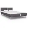 Image de Cadre de lit sans matelas gris similicuir 140x200 cm