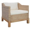 Image de Fauteuil avec coussins Rotin naturel