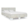 Image de Bedframe natuurlijk rattan grijs 160x200 cm283092