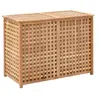 Image de Coffre à linge 87,5x46x67 cm Bois de noyer massif
