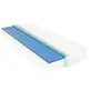 Image de Matelas mousse 100x200 cm accueil ferme soutien mi-ferme epaisseur 18 cm 5 zones housse de matelas