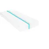 Image de Matelas mousse 120x200 cm accueil ferme soutien ferme epaisseur 16 cm 7 zones housse de matelas