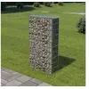 Image de Mur en gabion avec couvercles Acier galvanisé 50x20x100 cm