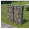 Image de Mur à gabion avec couvercles Acier galvanisé 100x20x100 cm