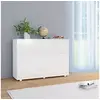 Image de Buffet Blanc brillant 107x35x80,5 cm283718