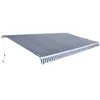 Image de Luifel handmatig uittrekbaar 600 cm blauw/wit276352