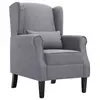 Image de Fauteuil gris foncé tissu