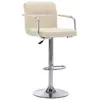 Image de Chaise de bar H. 92 cm non pliable interieur en plastique beige